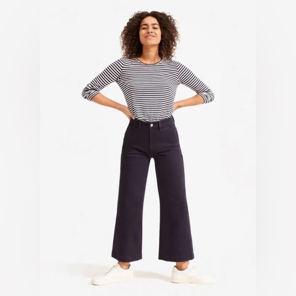 Everlane Wide Leg Crop Pants